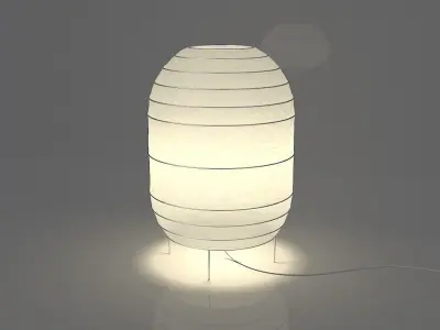 Fabric Lamp 3D model