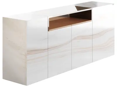 glass sideboard 3D model