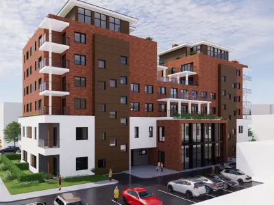 Apartment Building 1 3D model