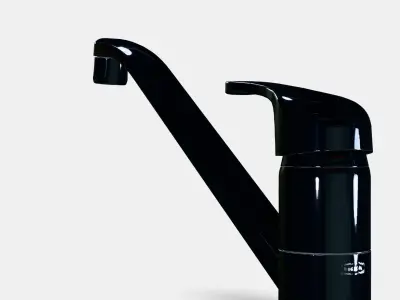 LAGAN singlelever mixer tap kitchen Low-poly 3D model