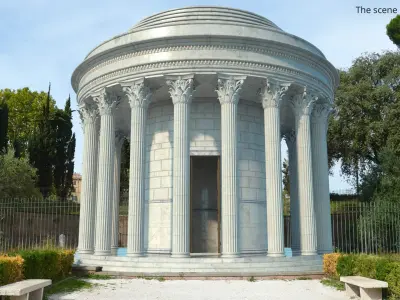  Temple Of Hercules Victor Ancient Look Restored 