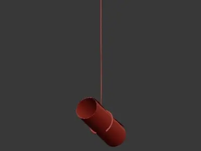 Pendant lamp 3D model 17