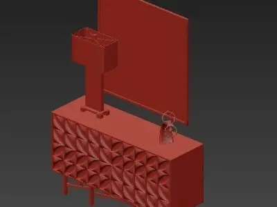 chest of drawers 23 3D model