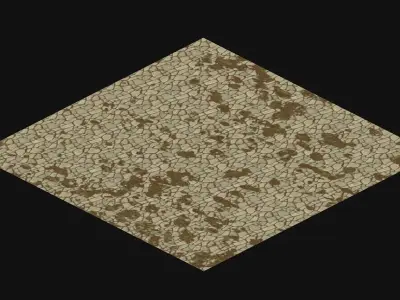 New Village - the surface 3D model