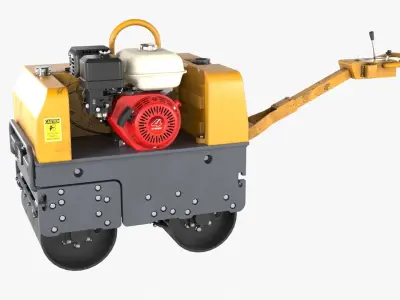 Road Roller 3D model
