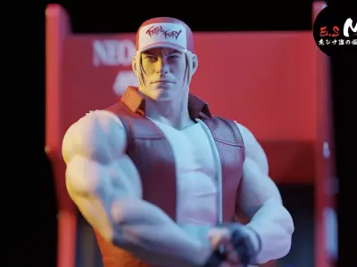 Terry Bogard by ES Monster 3D print model