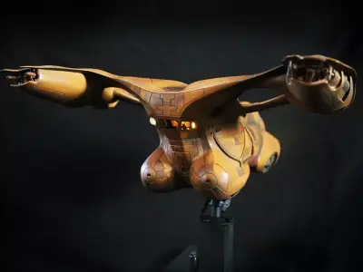 NELL Starship BATTLE BEYOND THE STARS - STLs  for 3D printing 3D print model