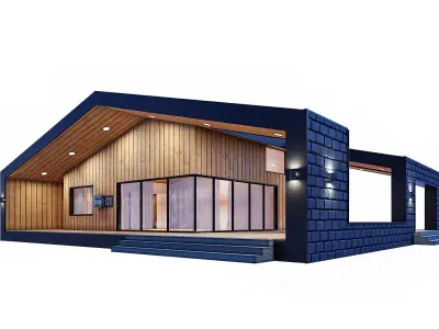 Modern Residential Building 19 3D model