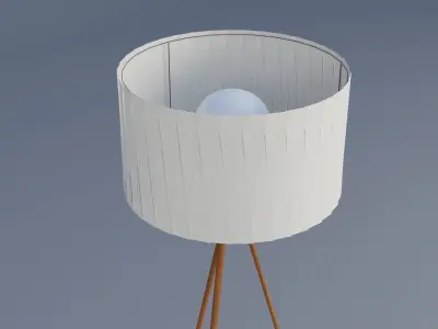 Floor Lamps Low-poly 3D model