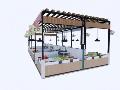 Display Stand 6 3D model