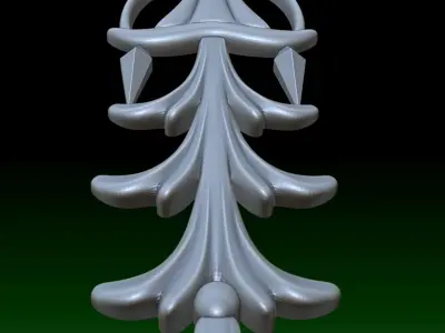 Big pattern on door 3D print model