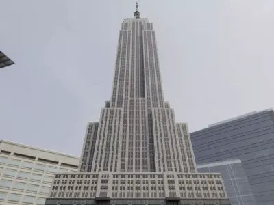 The Empire State Building Low-poly 3D model