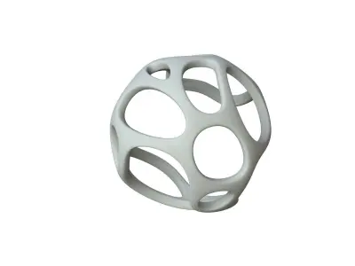 SciFi Cube Object No 24648 Low Poly Shape Texture
