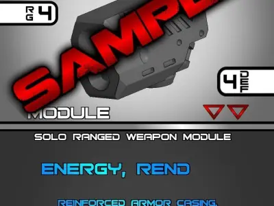 CHIBI-TECH SD - ARMORED ION-PBC COMBO SOLO 3D print model