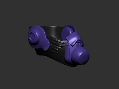 helmet high poly sculpt 3d printable  3D model 162