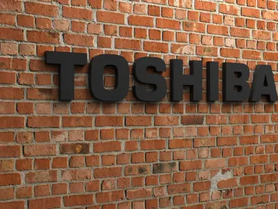 Toshiba Logo 3D print model