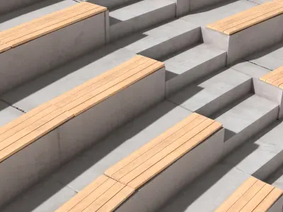  Stone Amphitheater with Stage 