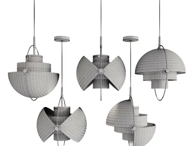 Chandelier LOUIS WEISDORFF MULTI-LITE PENDANT 3D model