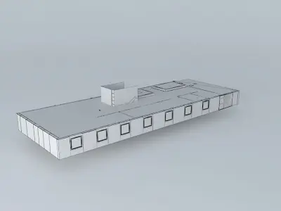 Hospital 1 floor Free 3D model