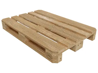 Wooden pallet 3D model