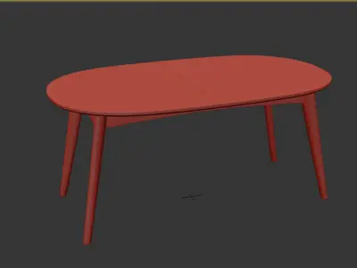 Marte dining table 3D model