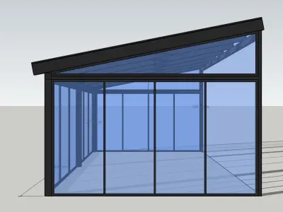 Wintergarden 5840x3850 mm 3D model