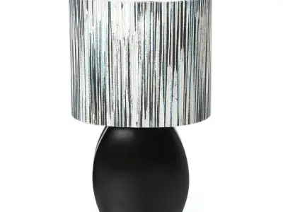 Bate Drum Shade Table Lamp 3D model