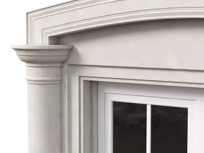 Architectural Classic Window 3D Model 14 3D model