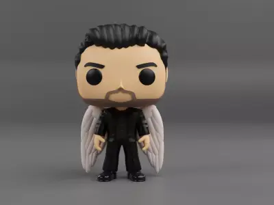 Lucifer Morningstar funko pop from the tv show lucifer 3D print model