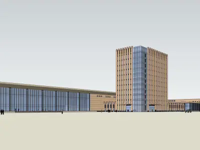 Sketchup Terminal C8 3D model