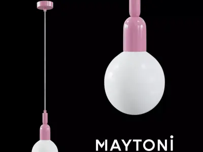 Pendant Ball MOD267-PL-01-PN Maytoni Modern Free 3D model
