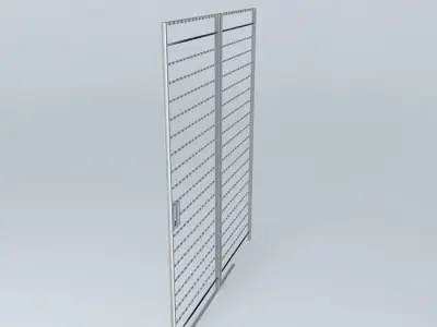 New white gate Free 3D model