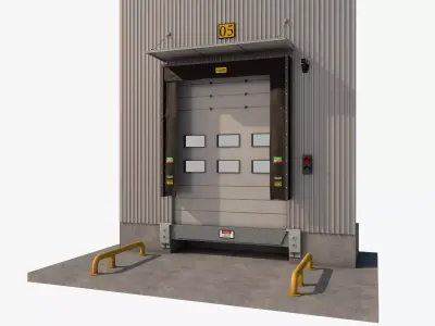 Loading Dock Door 2 3D model