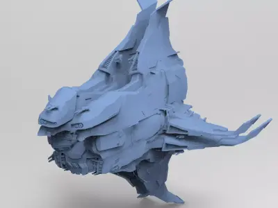 Star Glider Ship 2  3D model