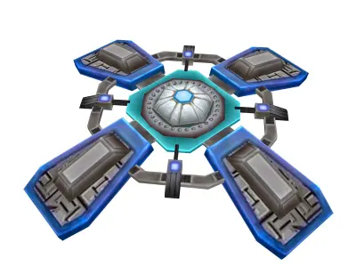 Ground device - laser point 3D model
