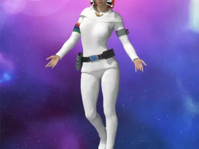 XXV Starfighter Pilot for La Femme 2 for Poser 3D model