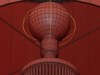 Table lamp 3D model 145