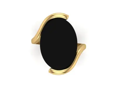 Jewelry ring 407 3D print model