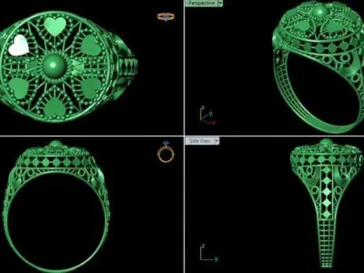 LIGHT WEIGHT TURKISH RINGS 3D print model