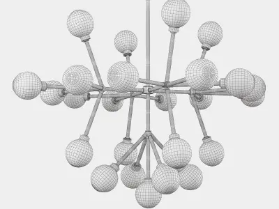 MARA CHANDELIER Low-poly 3D model