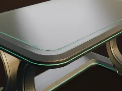 FREE 3Dstyle futuristic table blend gltf Free 3D model