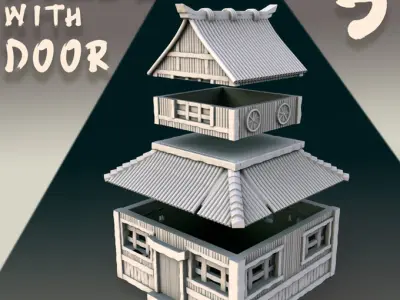 Japanese house  3D print model
