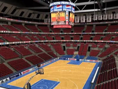 Basketball Arena 3D model