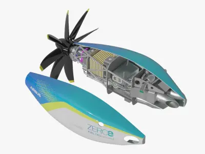  Airbus ZEROe Hydrogen Engine 