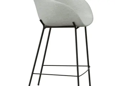 Yvette bar stool 3D model