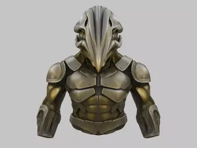 Warlord Sentinel Low-poly 3D model