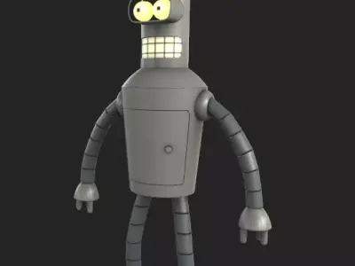 Bender 3D Model Low-poly 3D model