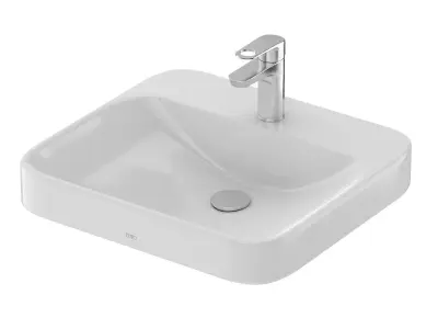 TOTO ARVINA RECTANGLE VESSEL LAVATORY Small  3D model