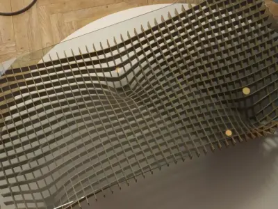 parametric WAFFLE table design  3D model