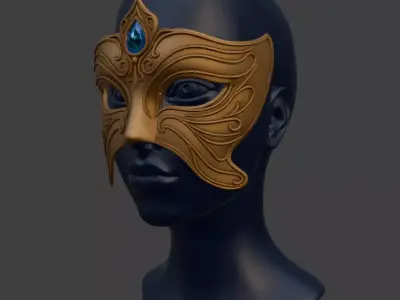 ORNATE EYES MASK 3D print model